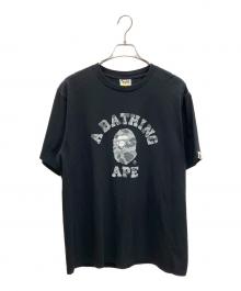 A BATHING APE（アベイシングエイプ）の古着「ロゴ Tシャツ」｜ブラック