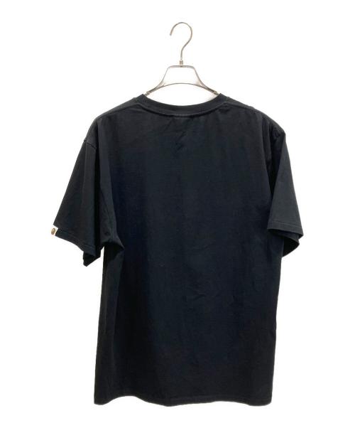 A BATHING APE（アベイシングエイプ）A BATHING APE (アベイシングエイプ) ロゴ Tシャツ ブラック サイズ:XLの古着・服飾アイテム