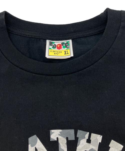 A BATHING APE（アベイシングエイプ）A BATHING APE (アベイシングエイプ) ロゴ Tシャツ ブラック サイズ:XLの古着・服飾アイテム