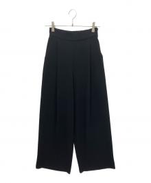 soeje（ソージュ）の古着「タックワイドパンツ」｜ブラック