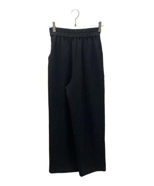 soeje（ソージュ）soeje (ソージュ) タックワイドパンツ ブラック サイズ:xsの古着・服飾アイテム