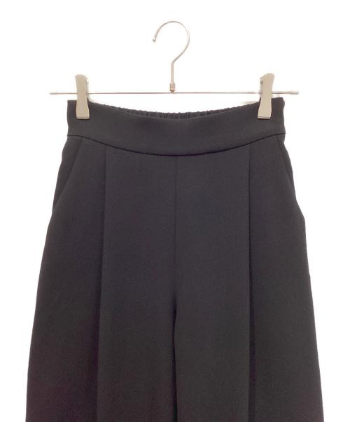 soeje（ソージュ）soeje (ソージュ) タックワイドパンツ ブラック サイズ:xsの古着・服飾アイテム