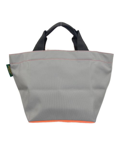Herve Chapelier（エルベシャプリエ）Herve Chapelier (エルベシャプリエ) 1027N ナイロン舟型トート グレー×レッドの古着・服飾アイテム