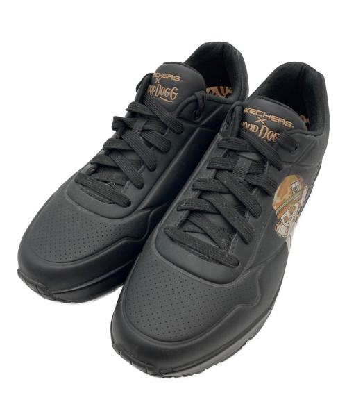 SKECHERS（スケッチャーズ）SKECHERS (スケッチャーズ) Snoop Dogg (スヌープドッグ) コラボローカットスニーカー ブラック サイズ:27.5の古着・服飾アイテム