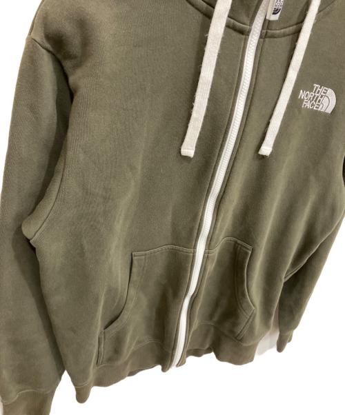 THE NORTH FACE（ザ ノース フェイス）THE NORTH FACE (ザ ノース フェイス) REARVIEW FULL ZIP HOODIE  ジップパーカー オリーブ サイズ:Mの古着・服飾アイテム