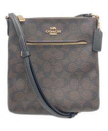 COACH（コーチ）の古着「SIG MINI RWN FILE ショルダーバッグ」｜ブラウン