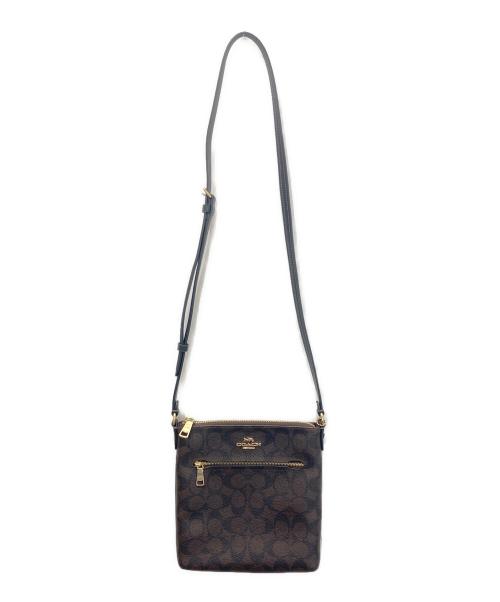 COACH（コーチ）COACH (コーチ) SIG MINI RWN FILE ショルダーバッグ ブラウンの古着・服飾アイテム