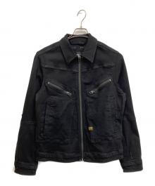 G-STAR RAW（ジースターロゥ）の古着「Air Force Denim Jacket」｜ブラック