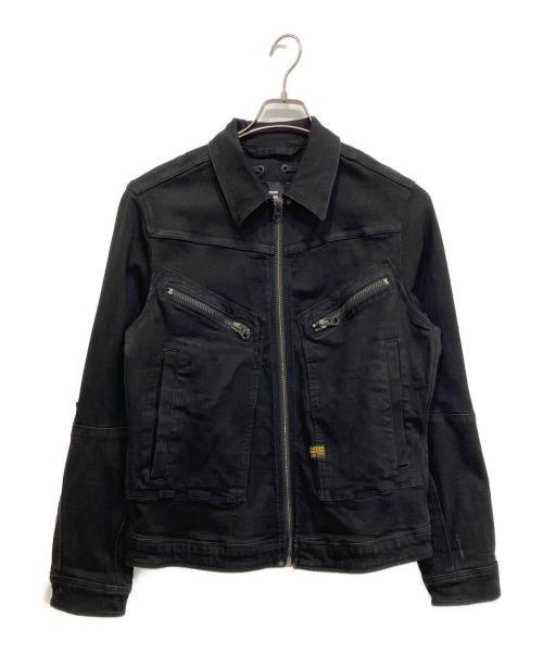 G-STAR RAW（ジースターロゥ）G-STAR RAW (ジースターロゥ) Air Force Denim Jacket ブラック サイズ:Lの古着・服飾アイテム