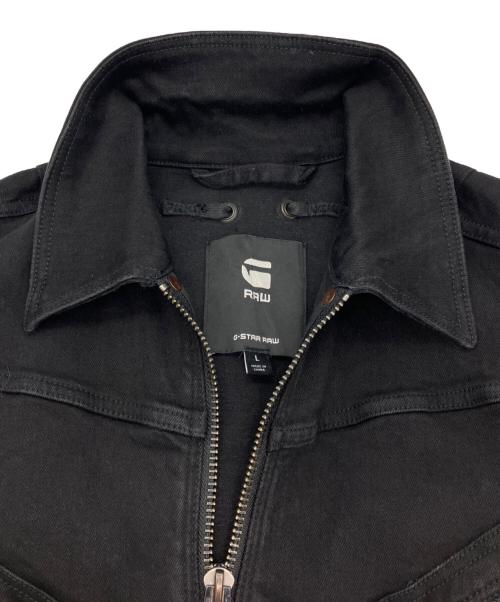 G-STAR RAW（ジースターロゥ）G-STAR RAW (ジースターロゥ) Air Force Denim Jacket ブラック サイズ:Lの古着・服飾アイテム