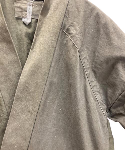 FREAK'S STORE（フリークスストア）FREAK'S STORE (フリークスストア) TAKE PRODUCT (テイクプロダクト) 法被Jacket Military tent cloth オリーブ サイズ:FREEの古着・服飾アイテム
