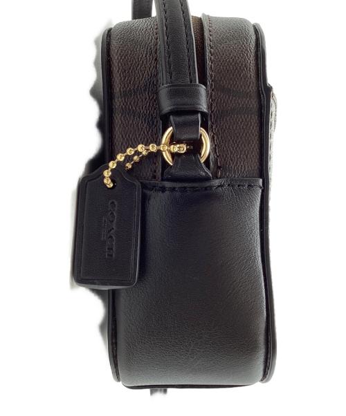 COACH（コーチ）COACH (コーチ) ミニ カメラ バッグ シグネチャー キャンバス ブラウンの古着・服飾アイテム