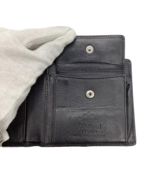 Vivienne Westwood（ヴィヴィアンウエストウッド）Vivienne Westwood (ヴィヴィアンウエストウッド) 2つ折り財布 ブラックの古着・服飾アイテム