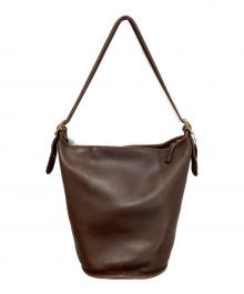 COACH（コーチ）の古着「レザーショルダーバッグ」｜ブラウン