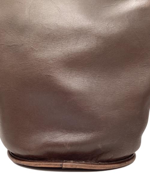 COACH（コーチ）COACH (コーチ) レザーショルダーバッグ ブラウンの古着・服飾アイテム