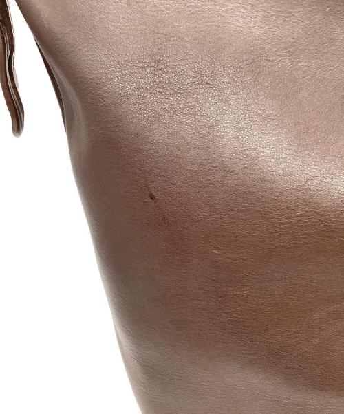 COACH（コーチ）COACH (コーチ) レザーショルダーバッグ ブラウンの古着・服飾アイテム