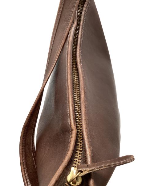 COACH（コーチ）COACH (コーチ) レザーショルダーバッグ ブラウンの古着・服飾アイテム