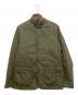 Barbour（バブアー）の古着「LIGHTWEIGHT SANDER WAX JAKET オイルドジャケット」｜オリーブ