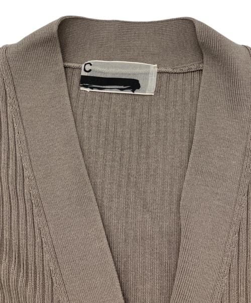 CHAOS（カオス）Chaos (カオス) ロングカーディガン ブラウン サイズ:Freeの古着・服飾アイテム