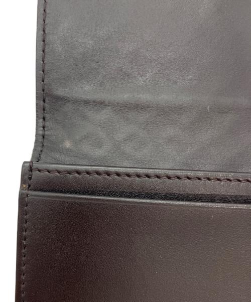 BOTTEGA VENETA（ボッテガベネタ）BOTTEGA VENETA (ボッテガベネタ) イントレチャートカードケース ブラウンの古着・服飾アイテム