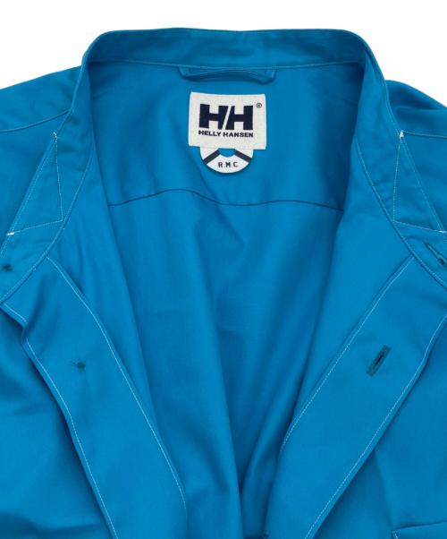 HELLY HANSEN（ヘリーハンセン）HELLY HANSEN (ヘリーハンセン) R.M.C. ウィングカラーシャツ ブルー サイズ:Lの古着・服飾アイテム
