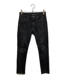 Saint Laurent Paris（サンローランパリ）の古着「スキニーデニムパンツ」｜ブラック