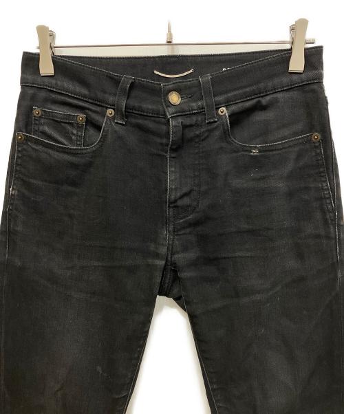 Saint Laurent Paris（サンローランパリ）Saint Laurent Paris (サンローランパリ) スキニーデニムパンツ ブラック サイズ:27の古着・服飾アイテム