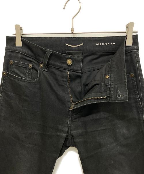 Saint Laurent Paris（サンローランパリ）Saint Laurent Paris (サンローランパリ) スキニーデニムパンツ ブラック サイズ:27の古着・服飾アイテム
