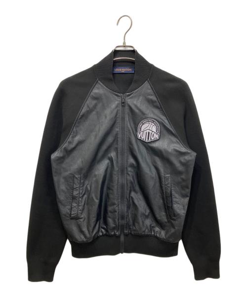 LOUIS VUITTON（ルイ ヴィトン）LOUIS VUITTON (ルイ ヴィトン) NBA (エヌビーエー) 21AW コラボ ボンバージャケット ブラック サイズ:Mの古着・服飾アイテム
