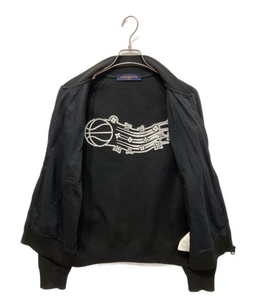 LOUIS VUITTON（ルイ ヴィトン）LOUIS VUITTON (ルイ ヴィトン) NBA (エヌビーエー) 21AW コラボ ボンバージャケット ブラック サイズ:Mの古着・服飾アイテム
