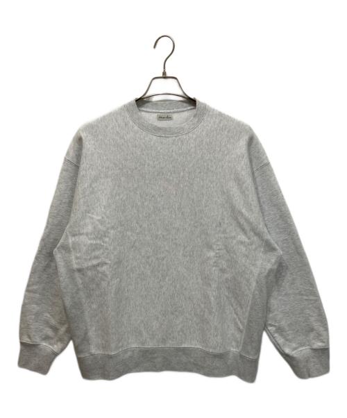 STEVEN ALAN（スティーブンアラン）STEVEN ALAN (スティーブンアラン) ウラケ セットイン クルーネック スウェット ライトグレー サイズ:Mの古着・服飾アイテム