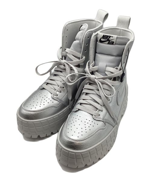NIKE（ナイキ）NIKE (ナイキ) WMNS AIR JORDAN 1 BROOKLYN/エア ジョーダン 1 ブルックリン シルバー サイズ:24.5cmの古着・服飾アイテム