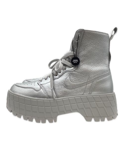 NIKE（ナイキ）NIKE (ナイキ) WMNS AIR JORDAN 1 BROOKLYN/エア ジョーダン 1 ブルックリン シルバー サイズ:24.5cmの古着・服飾アイテム