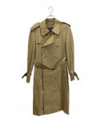 Burberry'sバーバリー）の古着「英国製 裏ノバチェックトレンチコート」｜ベージュ
