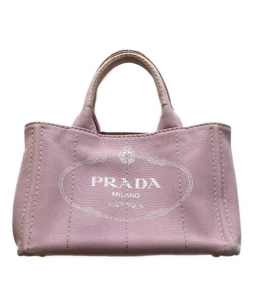 PRADA（プラダ）PRADA (プラダ) カナパミニ ハンドバッグ ピンクの古着・服飾アイテム