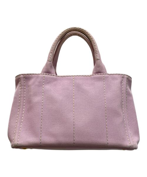 PRADA（プラダ）PRADA (プラダ) カナパミニ ハンドバッグ ピンクの古着・服飾アイテム