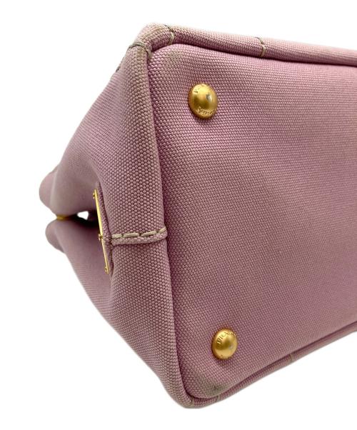 PRADA（プラダ）PRADA (プラダ) カナパミニ ハンドバッグ ピンクの古着・服飾アイテム
