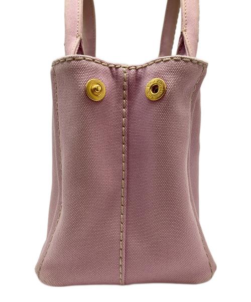 PRADA（プラダ）PRADA (プラダ) カナパミニ ハンドバッグ ピンクの古着・服飾アイテム