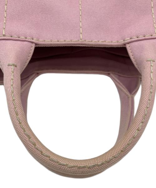 PRADA（プラダ）PRADA (プラダ) カナパミニ ハンドバッグ ピンクの古着・服飾アイテム