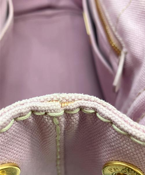 PRADA（プラダ）PRADA (プラダ) カナパミニ ハンドバッグ ピンクの古着・服飾アイテム