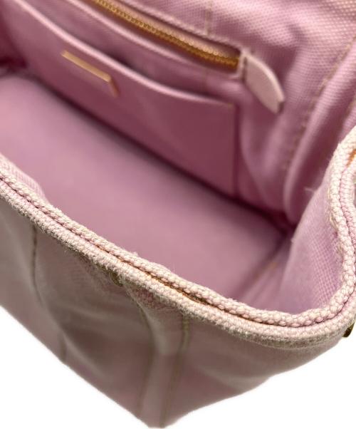 PRADA（プラダ）PRADA (プラダ) カナパミニ ハンドバッグ ピンクの古着・服飾アイテム