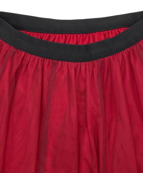 VIVIENNE TAM（ヴィヴィアンタム）VIVIENNE TAM (ヴィヴィアンタム) チュールスカート レッド サイズ:Mの古着・服飾アイテム