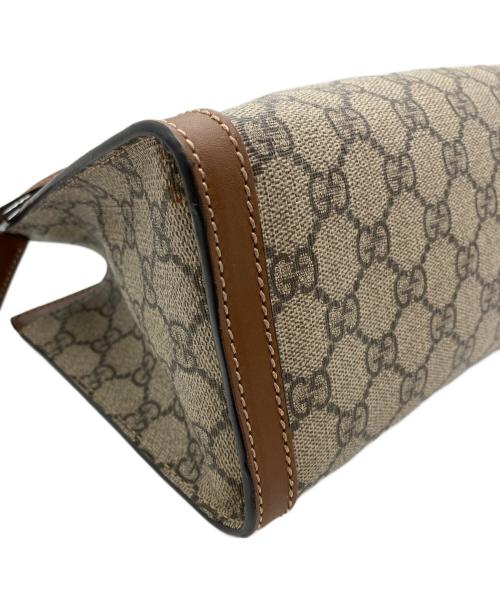 GUCCI（グッチ）GUCCI (グッチ) パドロック ミディアム トップハンドル 2WAYバッグ ブラウンの古着・服飾アイテム