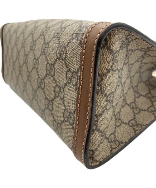 GUCCI（グッチ）GUCCI (グッチ) パドロック ミディアム トップハンドル 2WAYバッグ ブラウンの古着・服飾アイテム