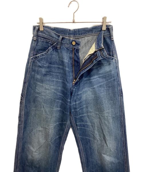 LEE（リー）LEE (リー) DUNGAREES ワイドペインターパンツ ブルー サイズ:Sの古着・服飾アイテム
