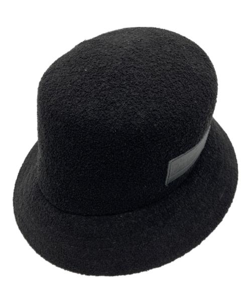 New Era（ニューエラ）New Era (ニューエラ) Yohji Yamamoto pour homme (ヨウジヤマモト プールオム) BUCKET YYFM LPATCH バケットハット ブラック サイズ:L/ＸＬの古着・服飾アイテム
