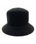 New Era (ニューエラ) Yohji Yamamoto pour homme (ヨウジヤマモト プールオム) BUCKET YYFM LPATCH バケットハット ブラック サイズ:L/ＸＬ：10000円