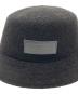 中古・古着 New Era (ニューエラ) Yohji Yamamoto pour homme (ヨウジヤマモト プールオム) BUCKET YYFM LPATCH バケットハット ブラック サイズ:L/ＸＬ：10000円
