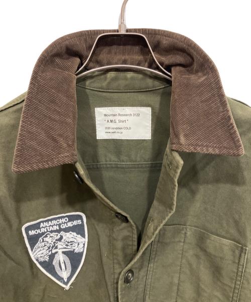 MOUNTAIN RESEARCH（マウンテンリサーチ）MOUNTAIN RESEARCH (マウンテンリサーチ) A.M.G. Shirt CPO シャツ ジャケット カーキ サイズ:Mの古着・服飾アイテム