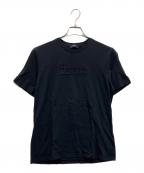 HERNOヘルノ）の古着「COMPACT JERSEY ロゴTEE」｜ネイビー